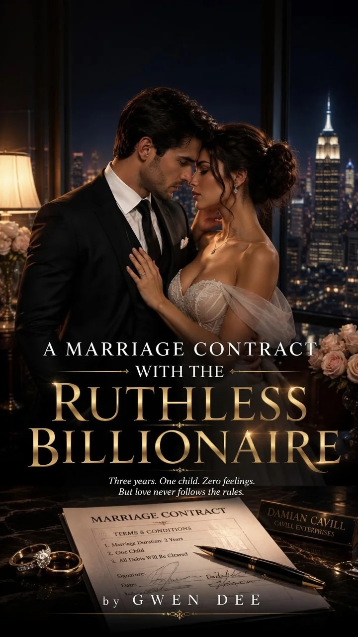 A Marriage contract with the Ruthless Billionaire Novel Cover