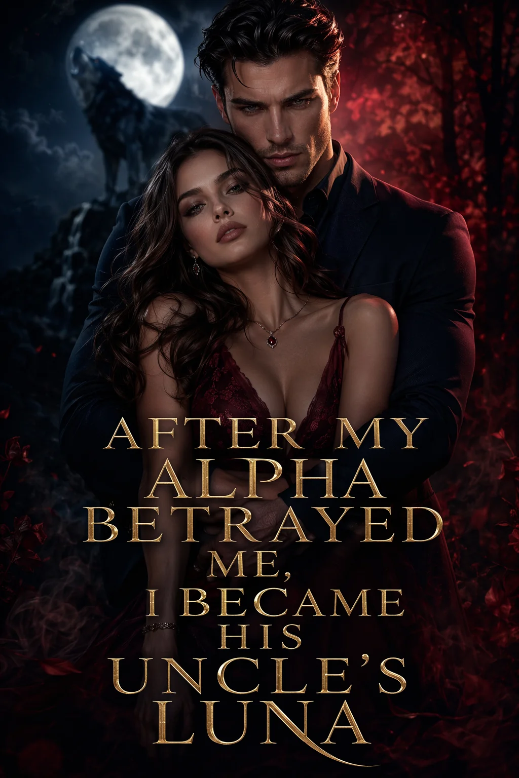 After My Alpha Betrayed Me, I Became His Uncle's Luna Novel Cover