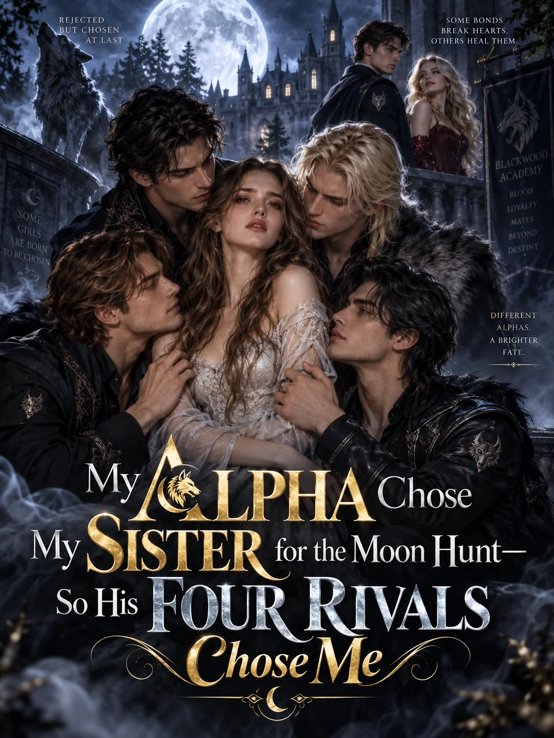 My Alpha Chose My Sister for the Moon Hunt—So His Four Rivals Chose Me