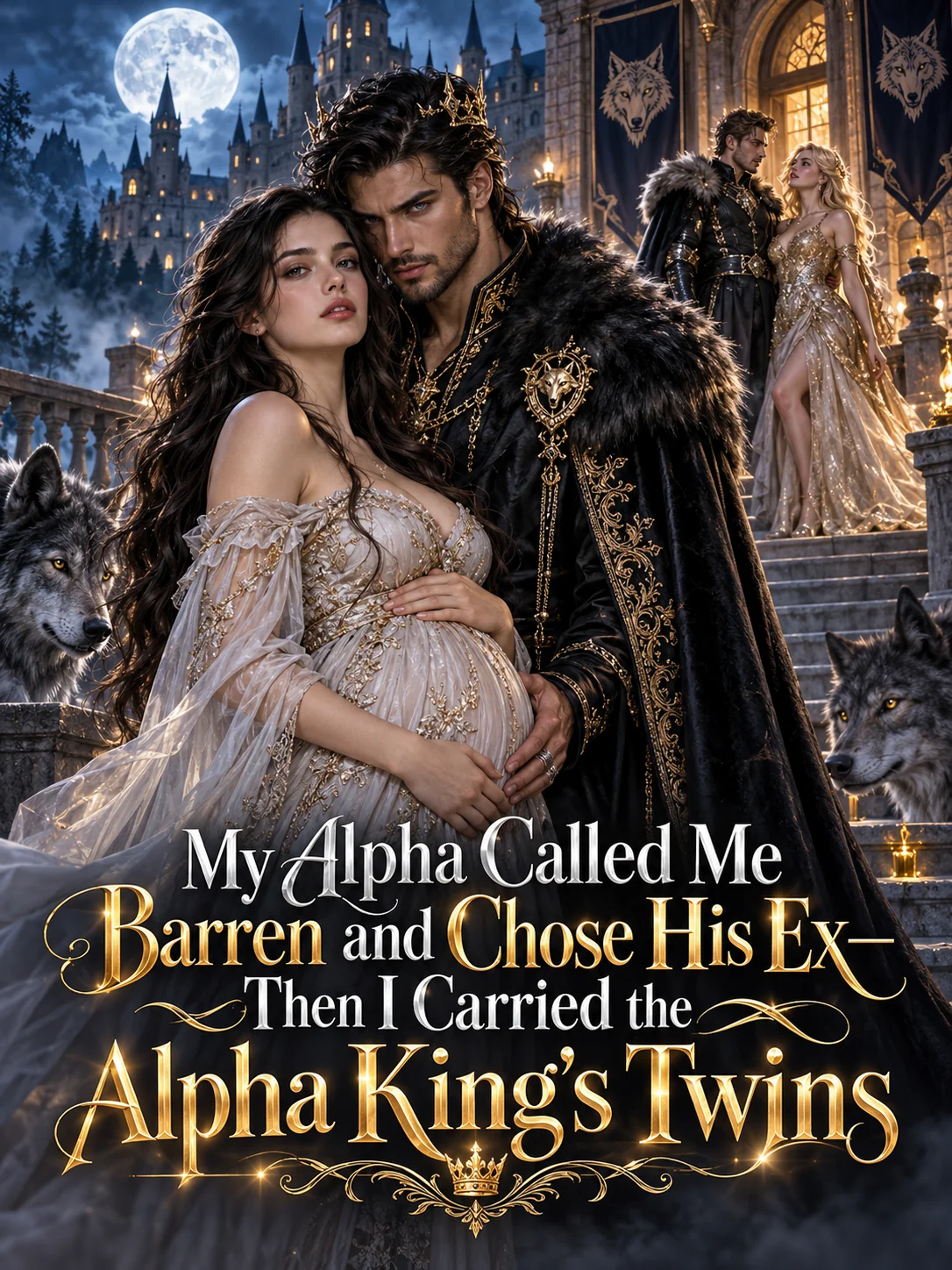 My Alpha Called Me Barren and Chose His Ex—Then I Carried the Alpha King's Twins Novel Cover