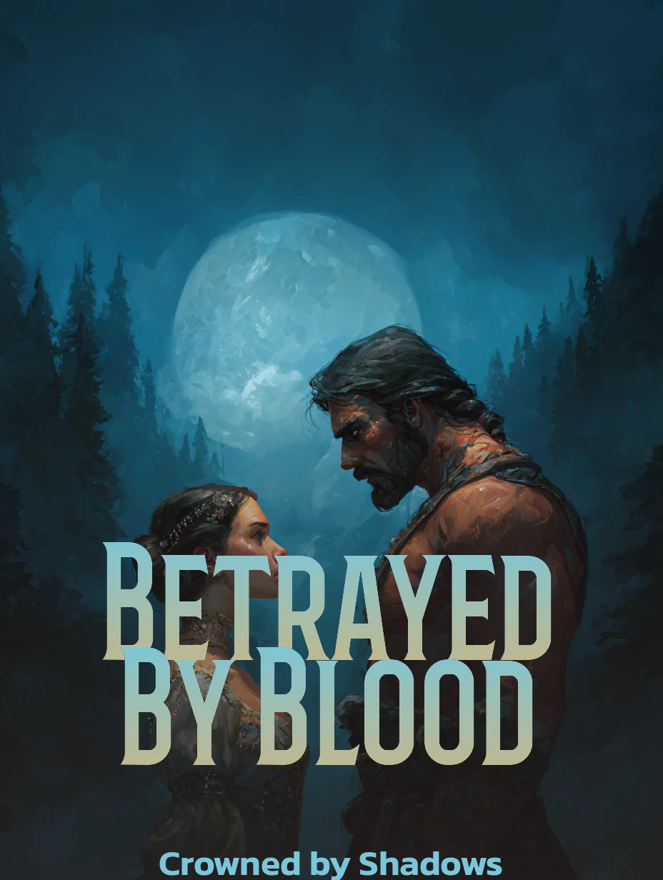 Betrayed by Blood, Crowned by Shadows Novel Cover