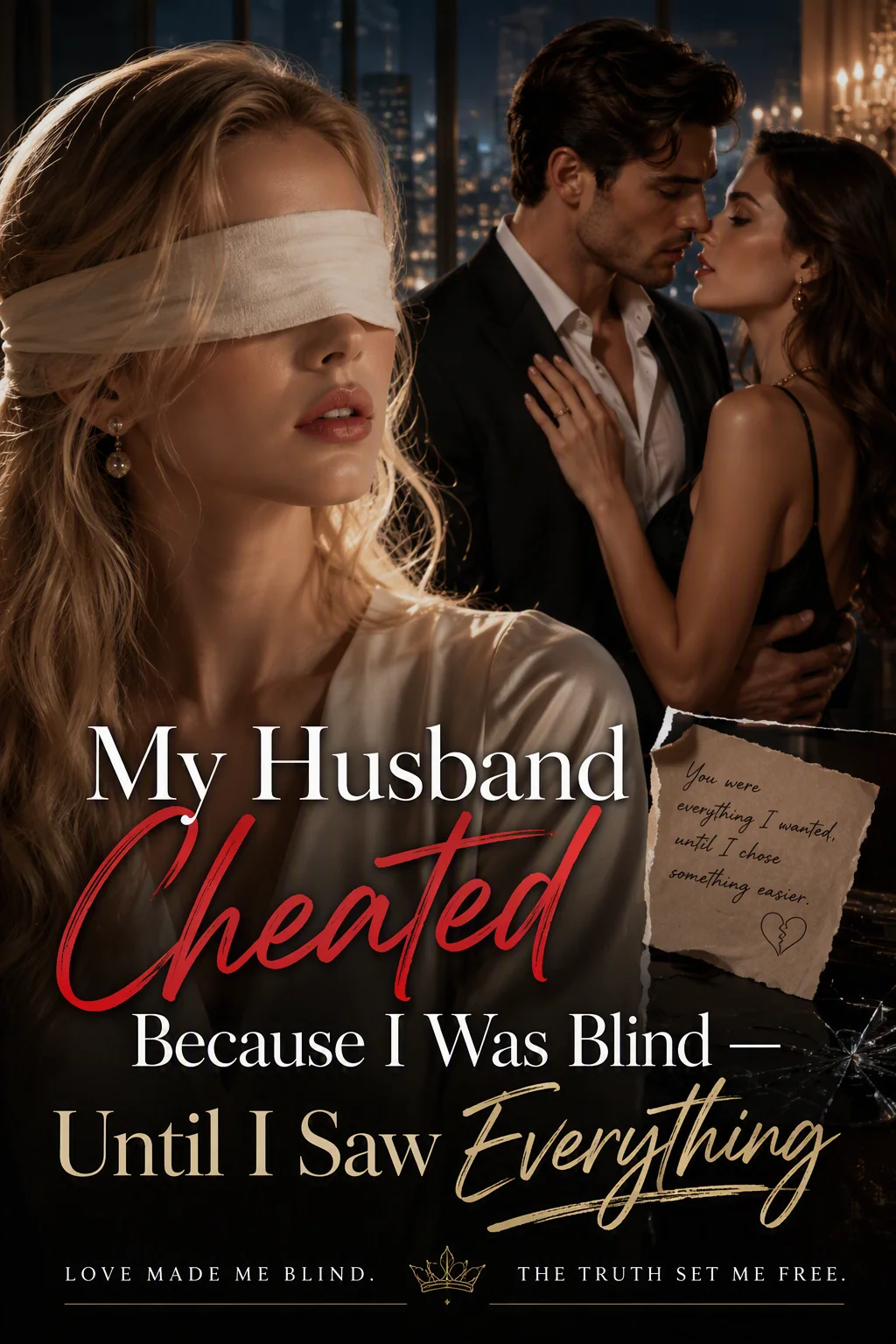 My Husband Cheated Because I Was Blind — Until I Saw Everything Novel Cover