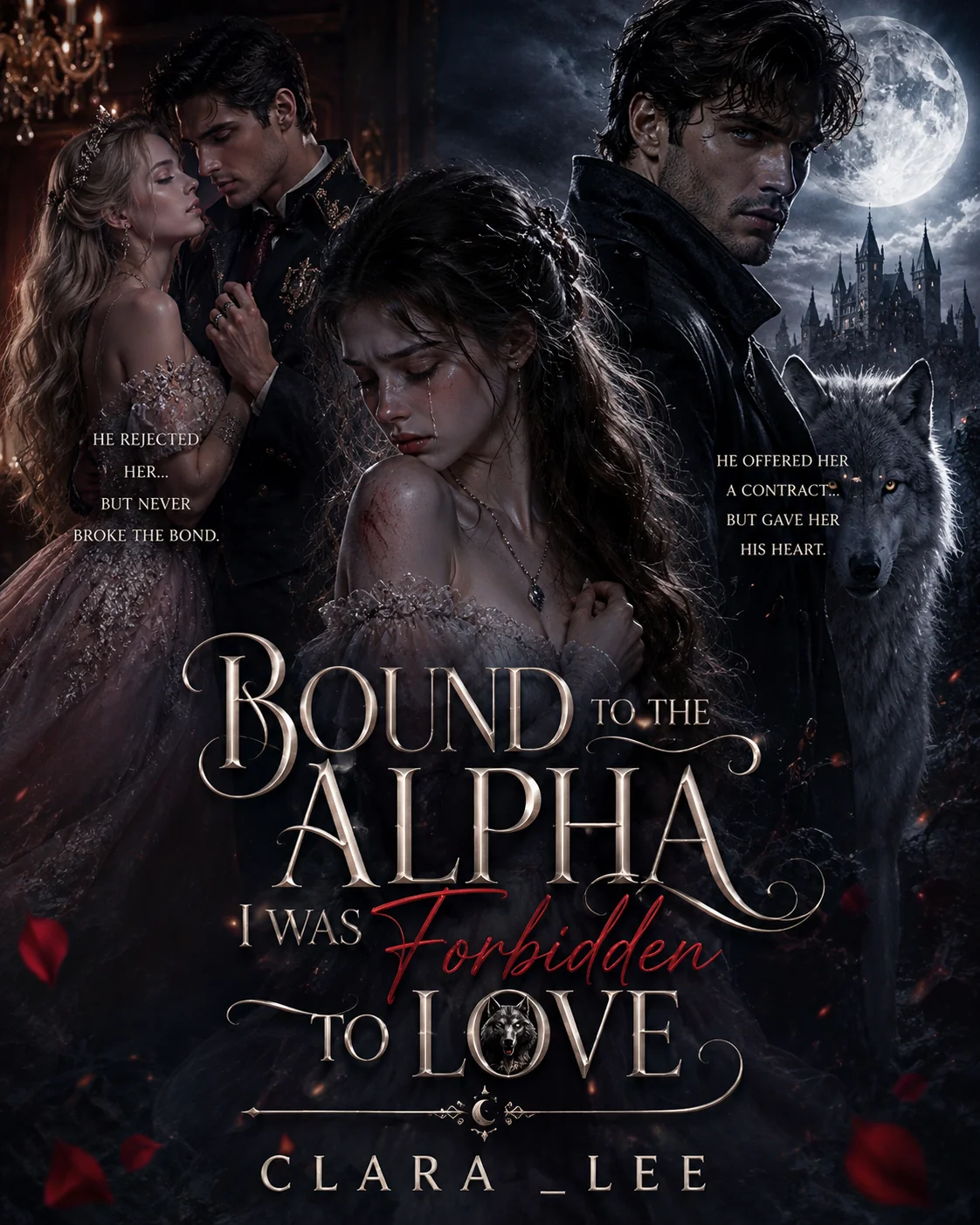 Bound to the Alpha I Was Forbidden to Love” Novel Cover