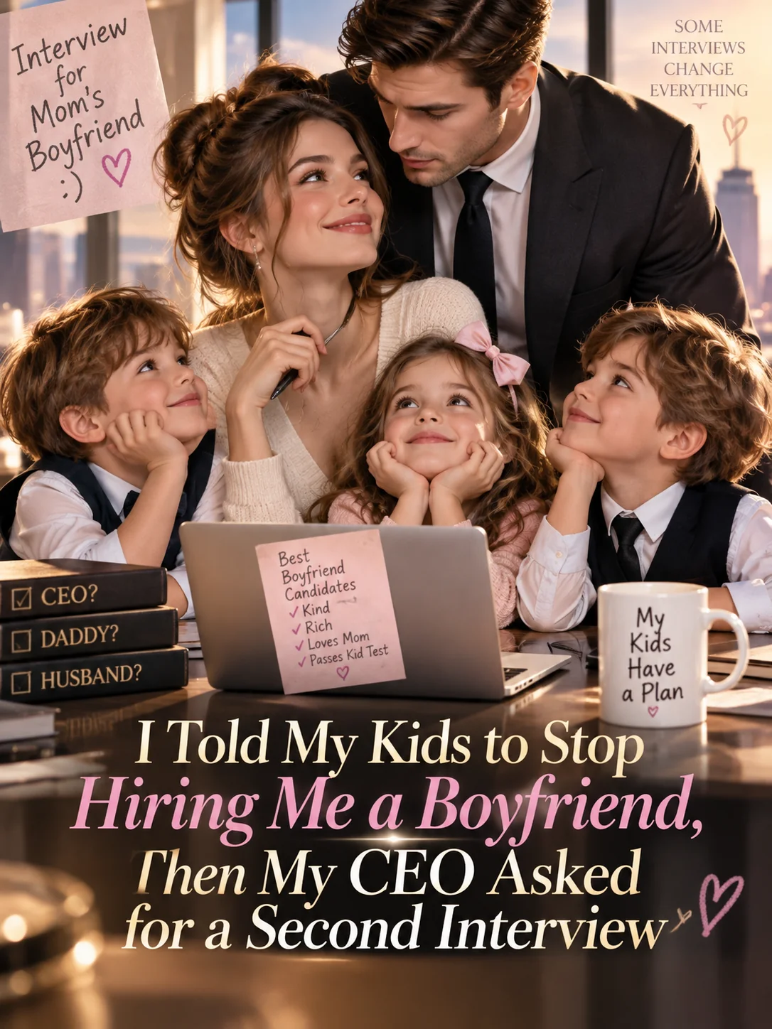 I Told My Kids to Stop Hiring Me a Boyfriend, Then My CEO Asked for a Second Interview Novel Cover