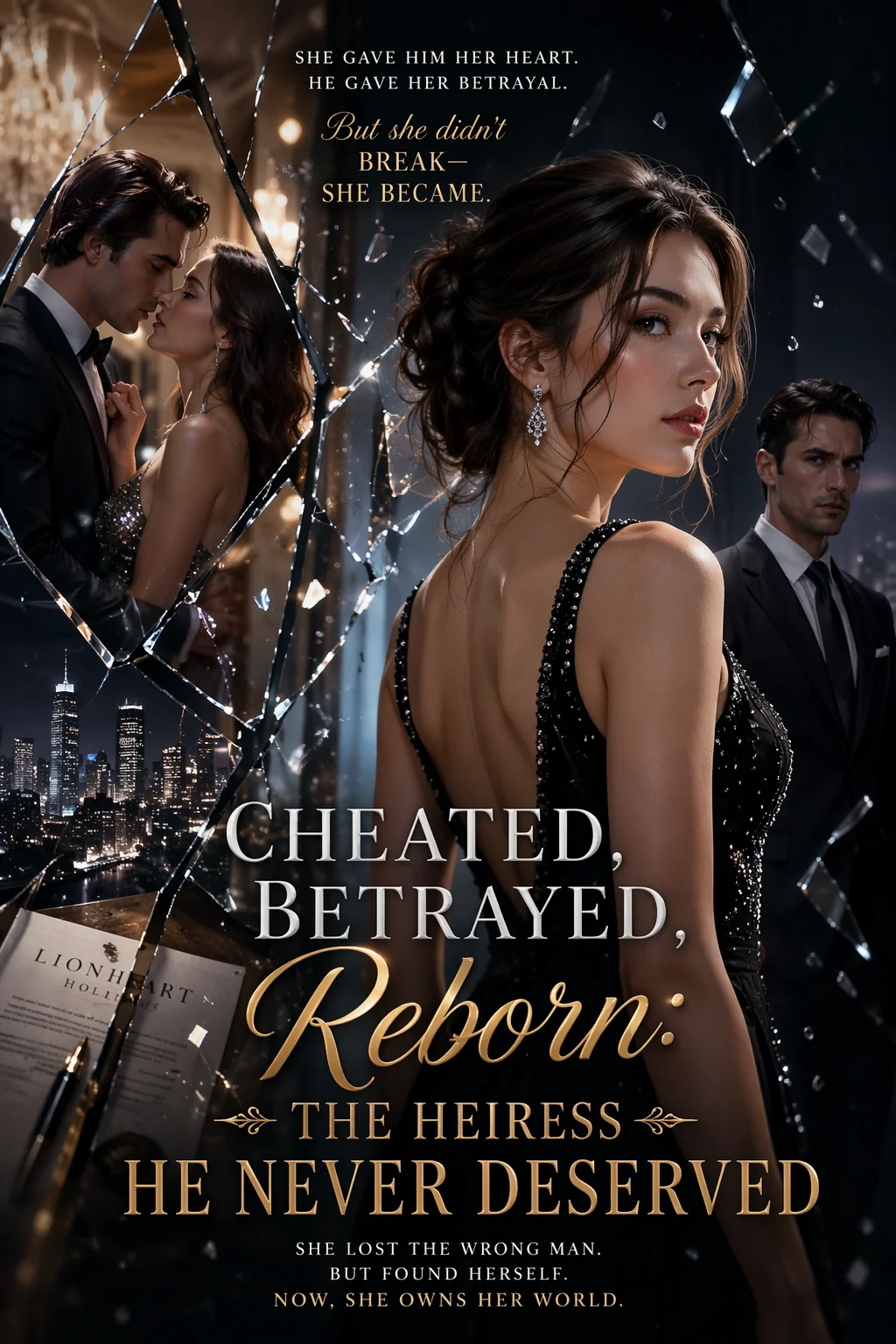 Cheated, Betrayed, Reborn：The Heiress He Never Deserved Novel Cover