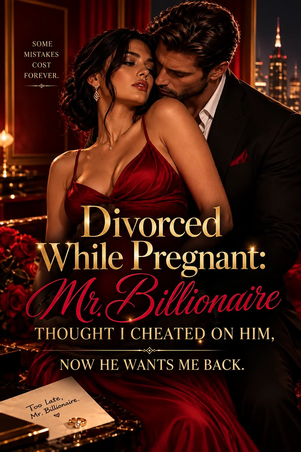 Divorced While Pregnant: Mr. Billionaire Thought I Cheated on Him, Now He Wants Me Back. Novel Cover