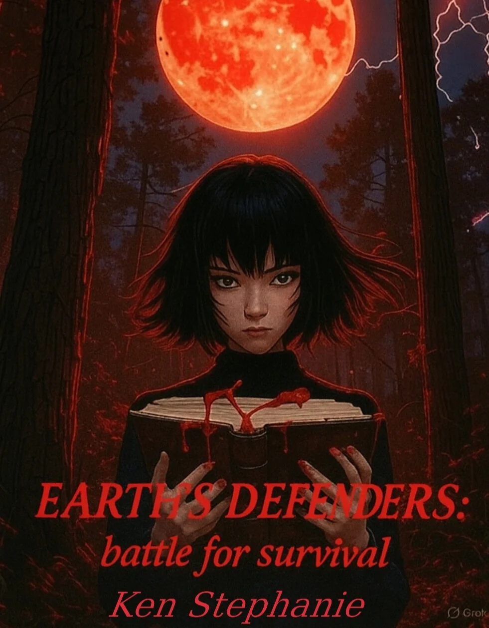 EARTH'S DEFENDERS: battle for survival  Novel Cover