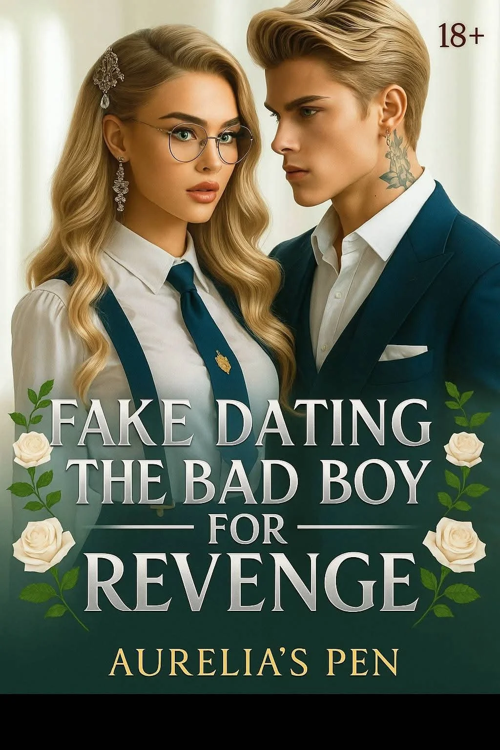 FAKE DATING THE BAD BOY FOR REVENGE 18+ Novel Cover