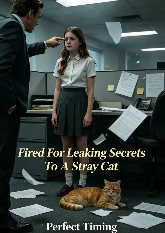 Fired For Leaking Secrets To A Stray Cat Novel Cover