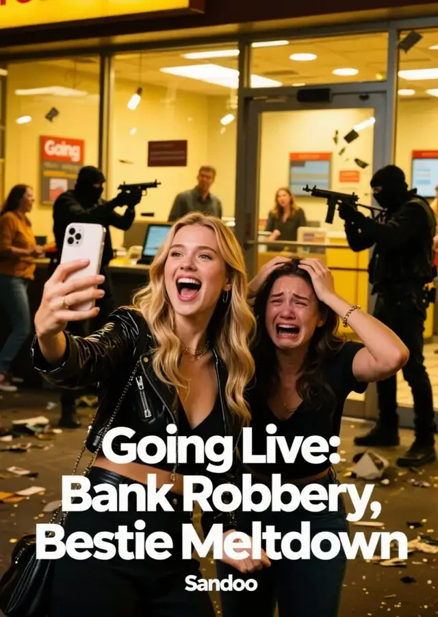 Going Live: Bank Robbery, Bestie Meltdown Novel Cover