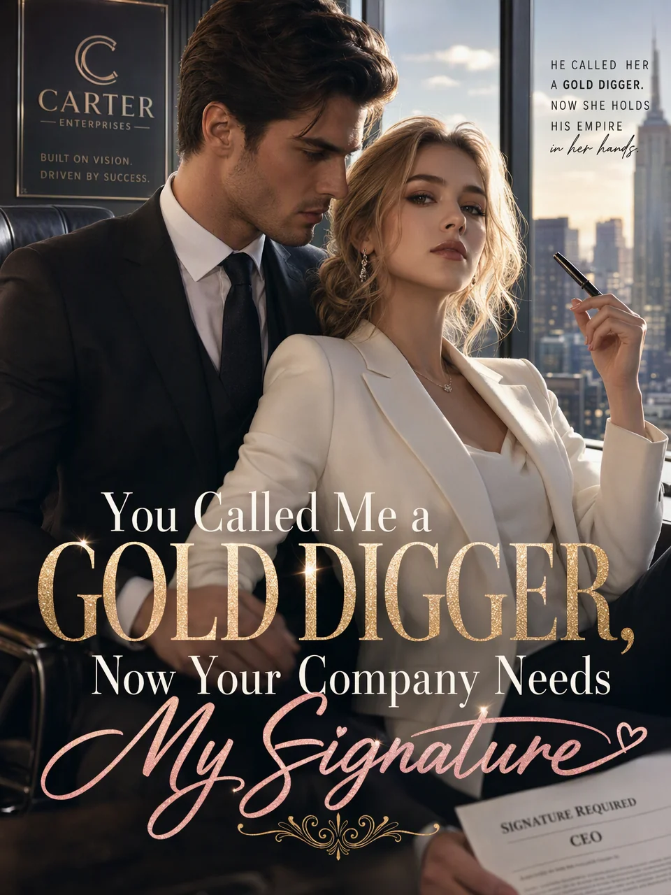 You Called Me a Gold Digger, Now Your Company Needs My Signature