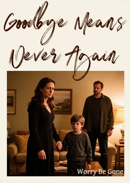 Goodbye Means Never Again Novel Cover