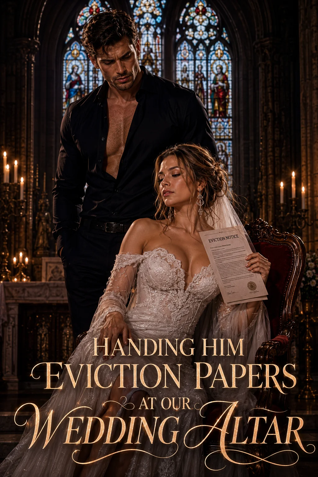 Handing Him Eviction Papers at Our Wedding Altar