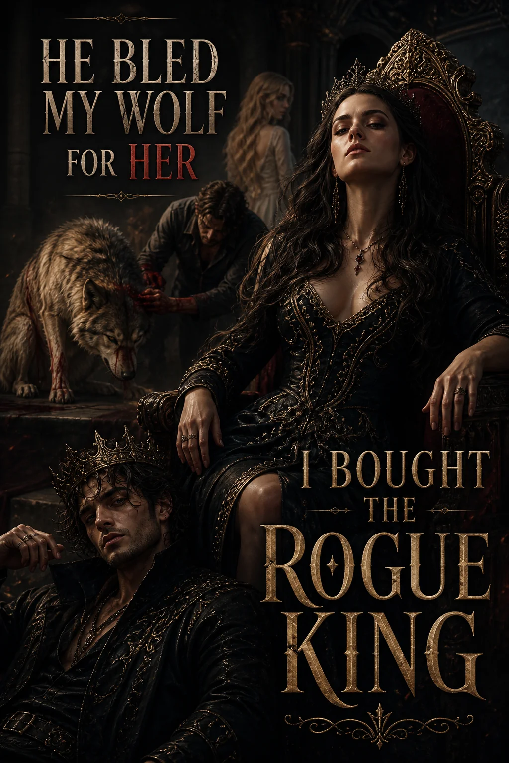 He Bled My Wolf For Her, I Bought The Rogue King Novel Cover