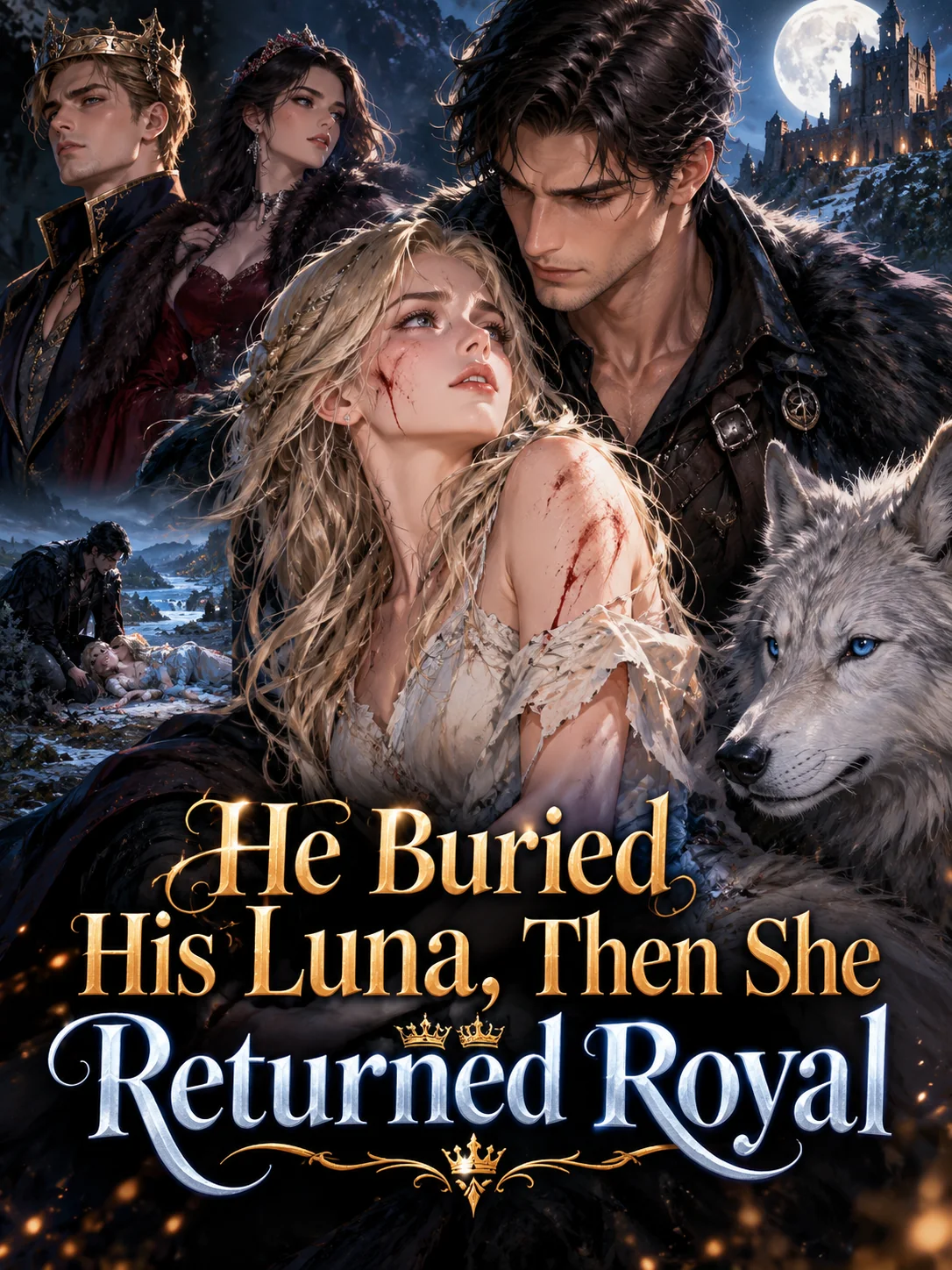 He Buried His Luna, Then She Returned Royal Novel Cover