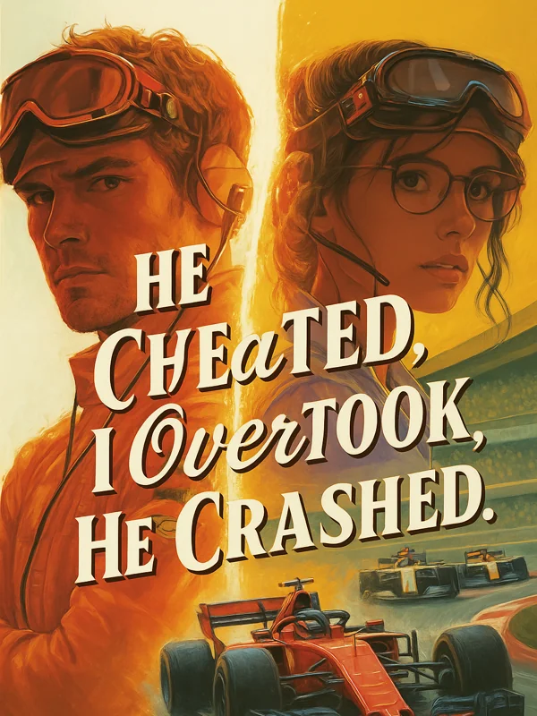 He Cheated, I Overtook, He Crashed.