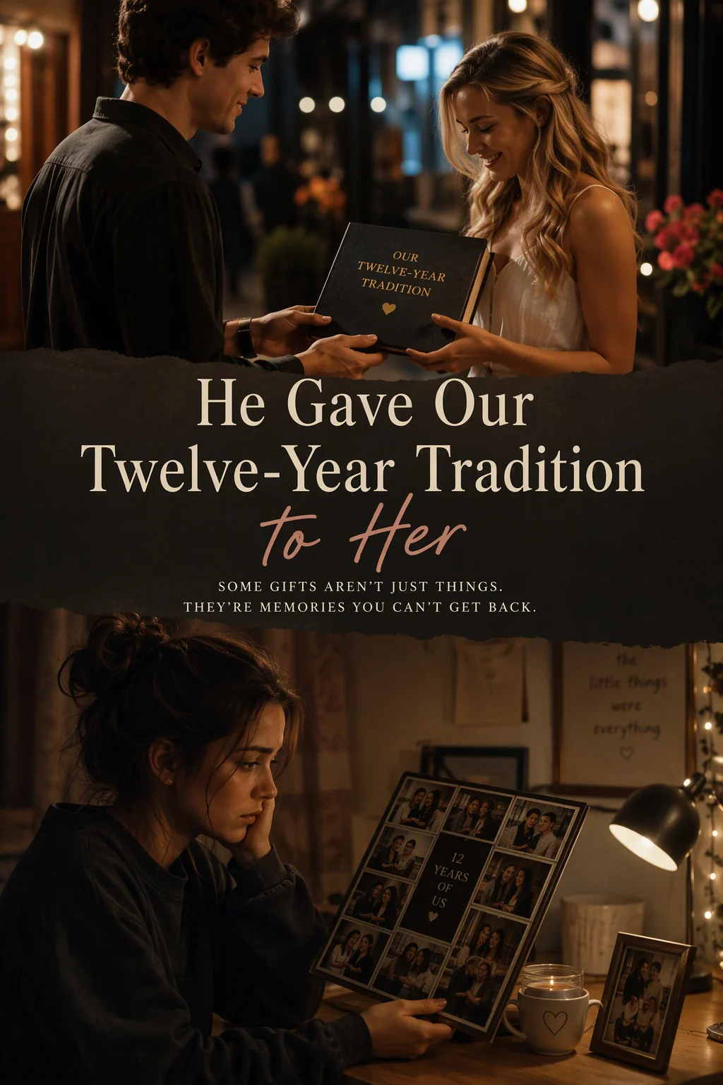 He Gave Our Twelve-Year Tradition to Her Novel Cover