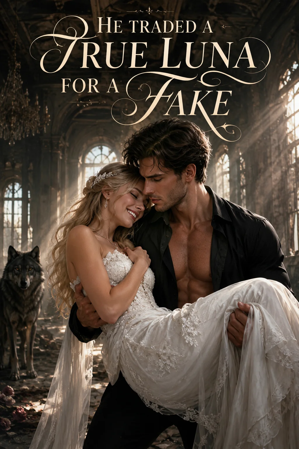 He Traded a True Luna for a Fake Novel Cover