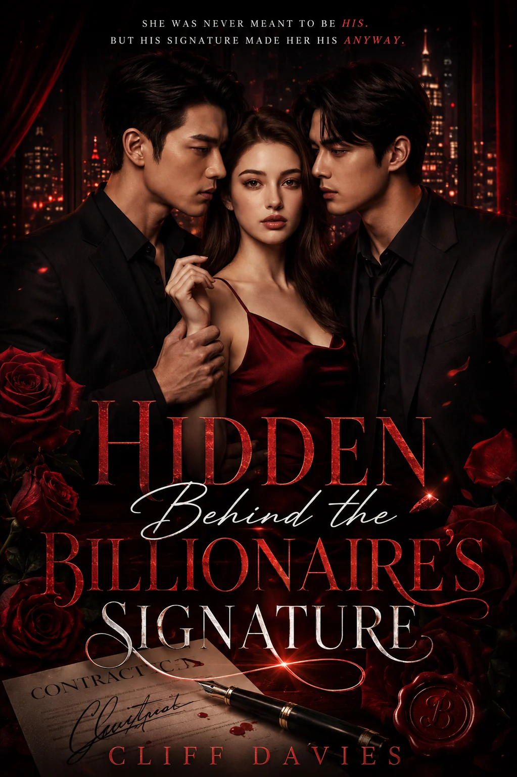 Hidden Behind the Billionaire's Signature Novel Cover