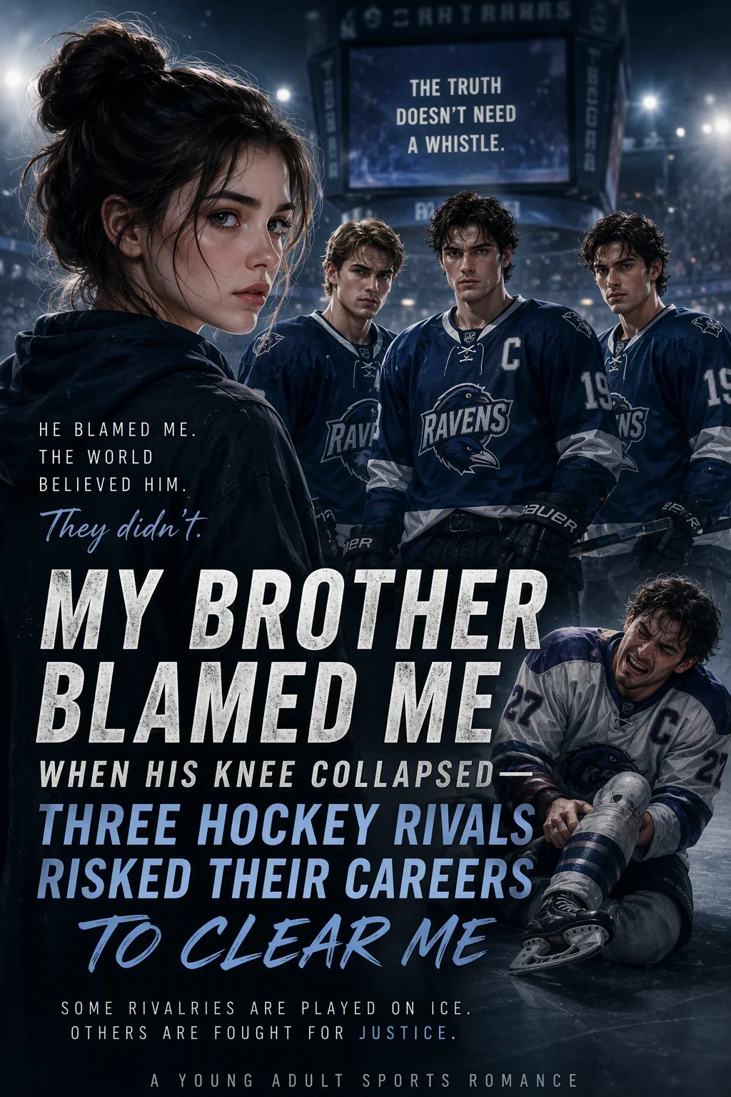 My Brother Blamed Me When His Knee Collapsed—Three Hockey Rivals Risked Their Careers to Clear Me Novel Cover