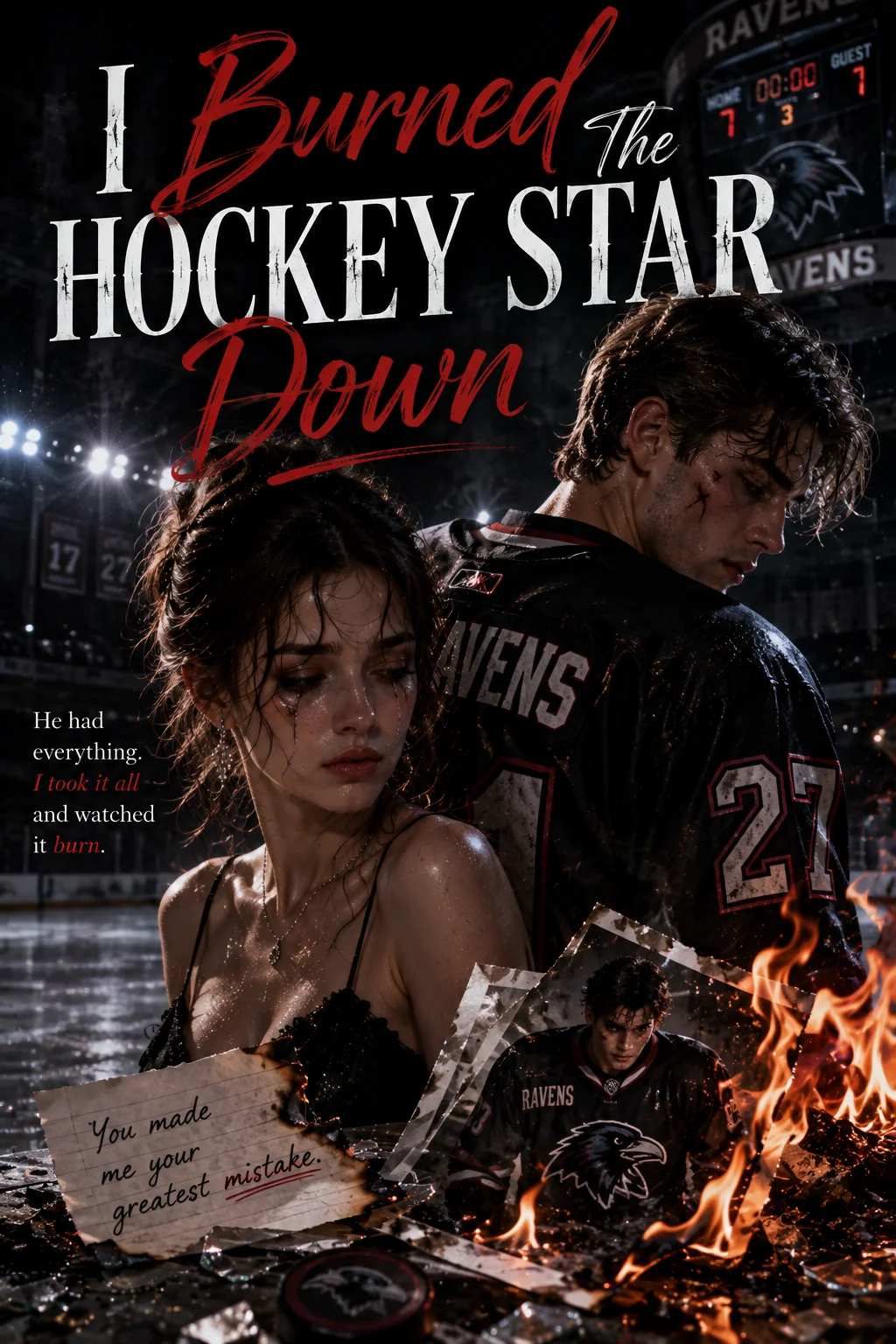 I Burned The Hockey Star Down