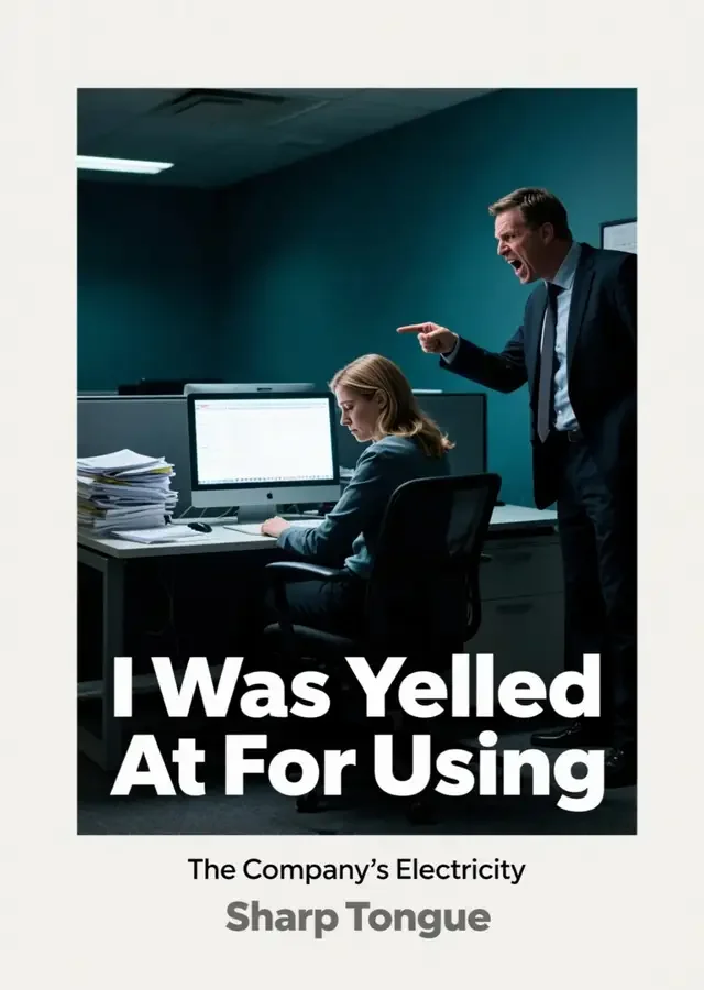 I Was Yelled At For Using The Company's Electricity