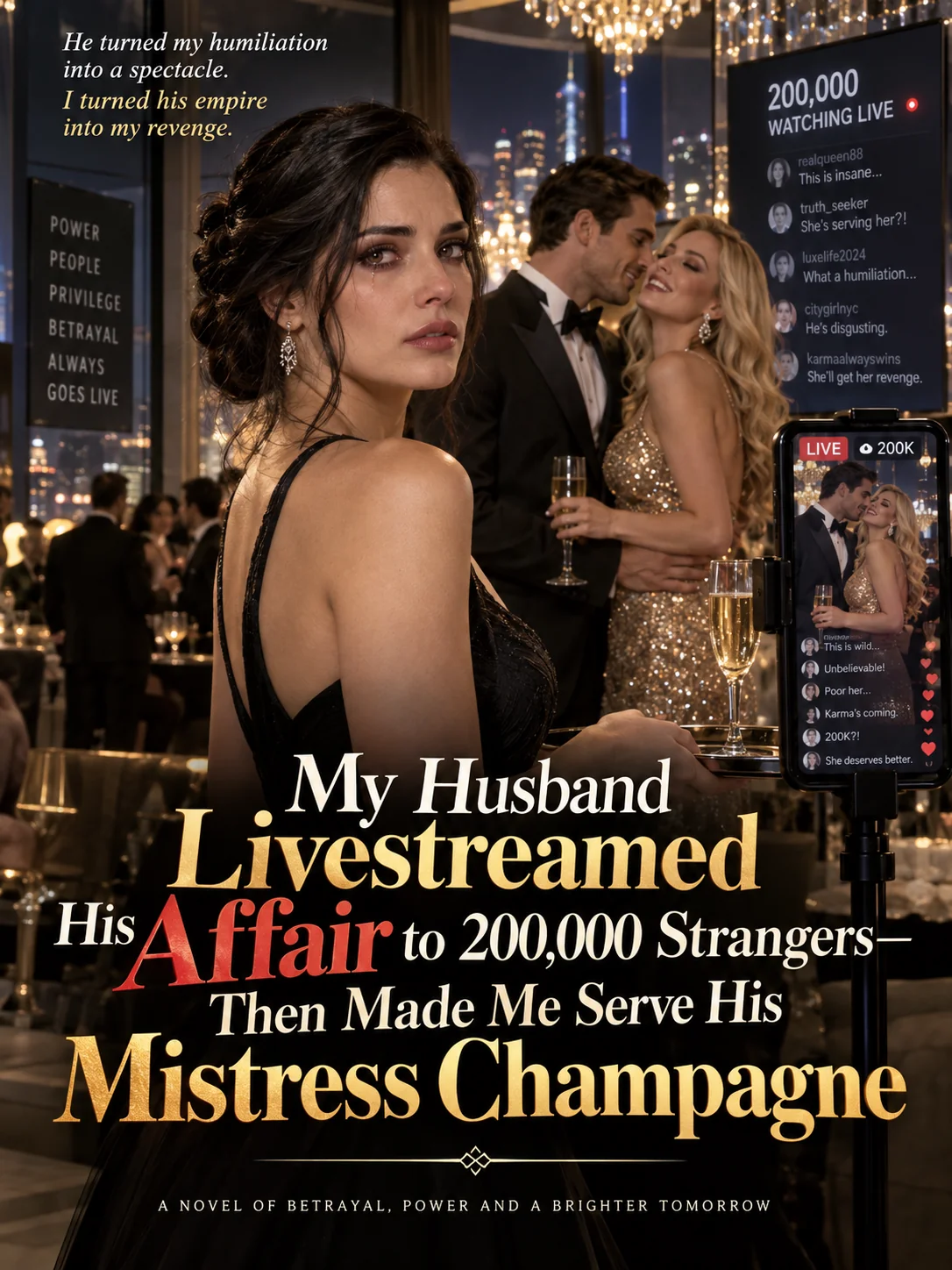 My Husband Livestreamed His Affair to 200,000 Strangers—Then Made Me Serve His Mistress Champagne