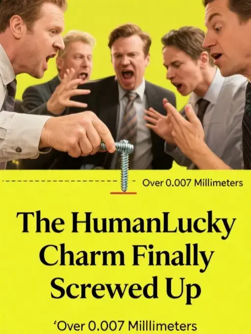 The Human Lucky Charm Finally Screwed Up Over 0.007 Millimeters Novel Cover