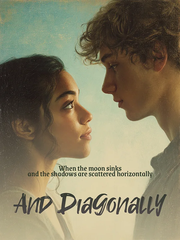 When the moon sinks and the shadows are scattered horizontally and diagonally Novel Cover