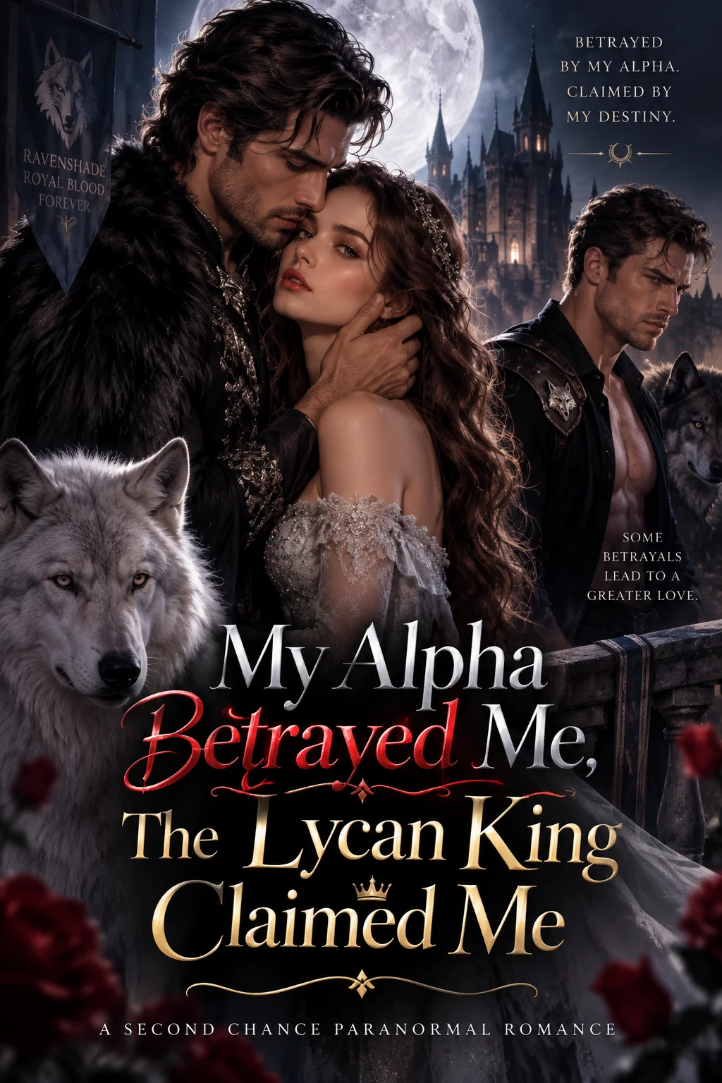 My Alpha Betrayed Me, The Lycan King Claimed Me Novel Cover
