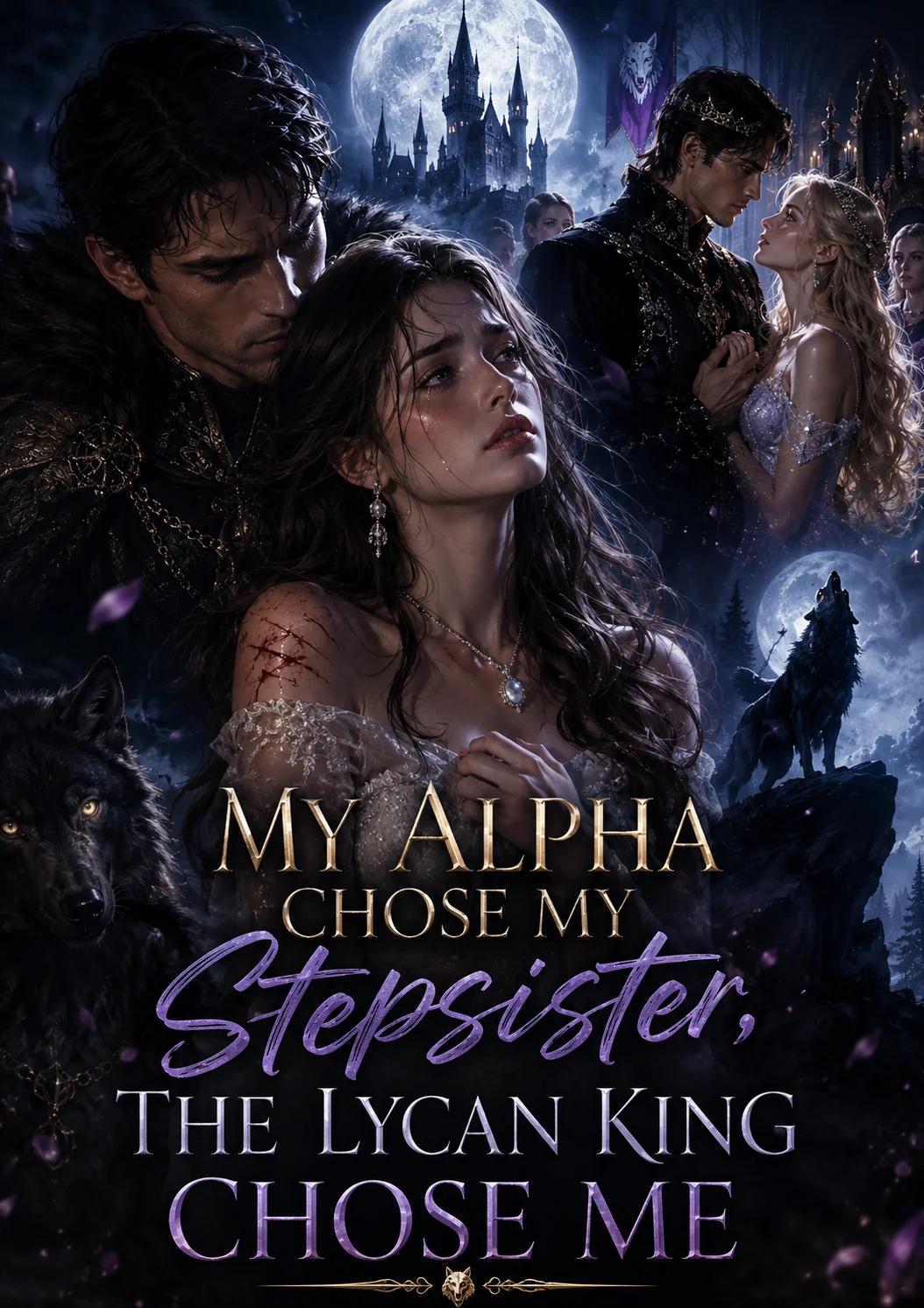 My Alpha Chose My Stepsister, The Lycan King Chose Me Novel Cover