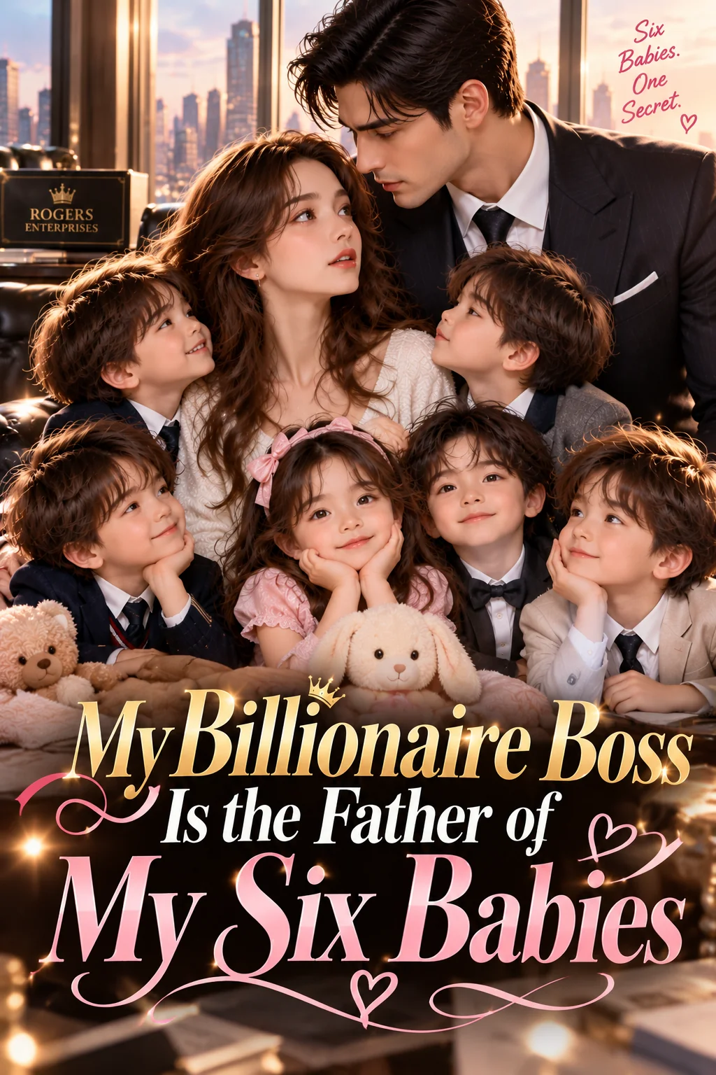 My Billionaire Boss Is the Father of My Six Babies Novel Cover