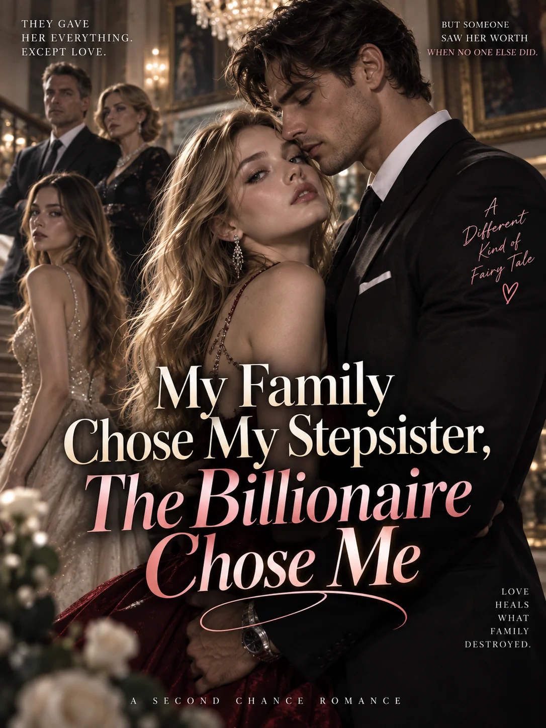 My Family Chose My Stepsister, The Billionaire Chose Me Novel Cover