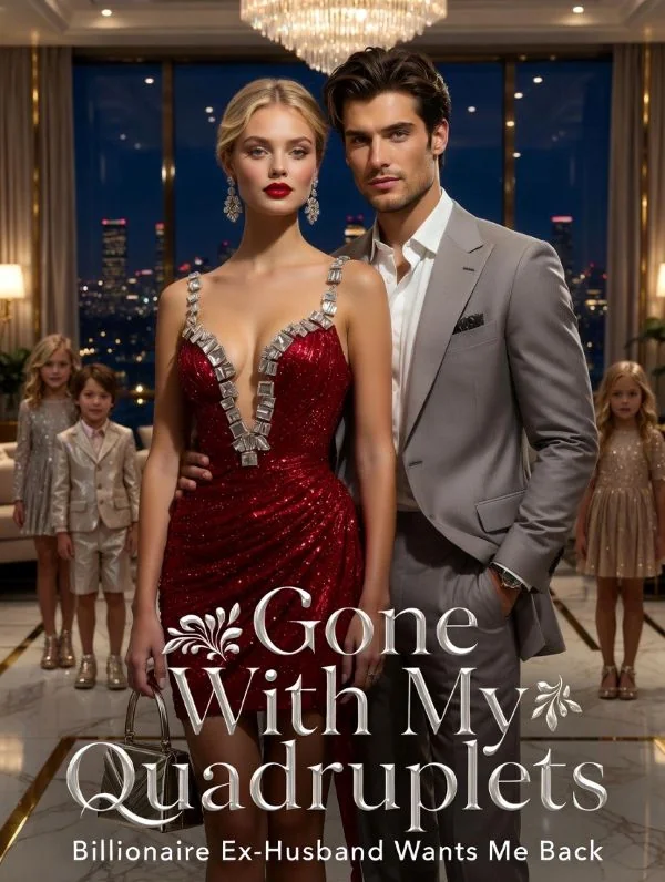 Gone With My Quadruplets: Billionaire Ex-Husband Wants Me Back Novel Cover
