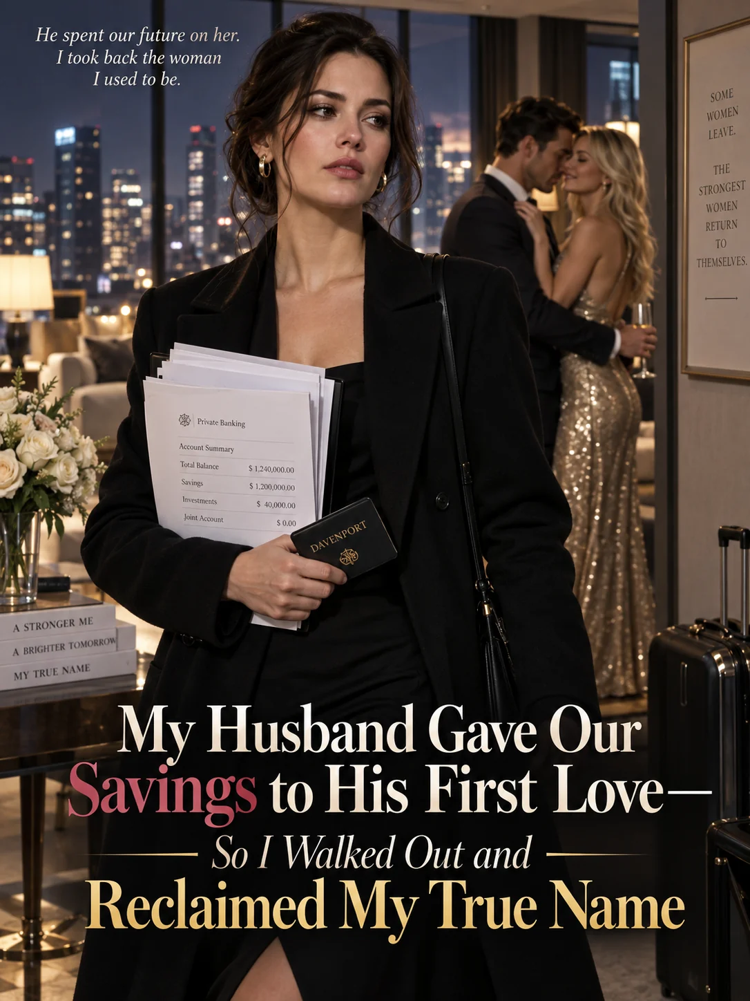 My Husband Gave Our Savings to His First Love—So I Walked Out and Reclaimed My True Name Novel Cover