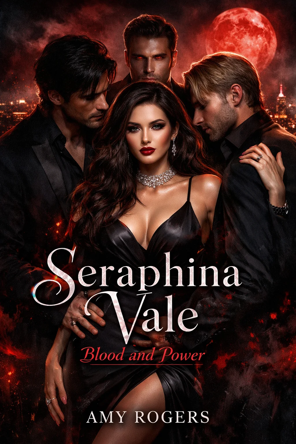 Seraphina Vale:Blood and power Novel Cover