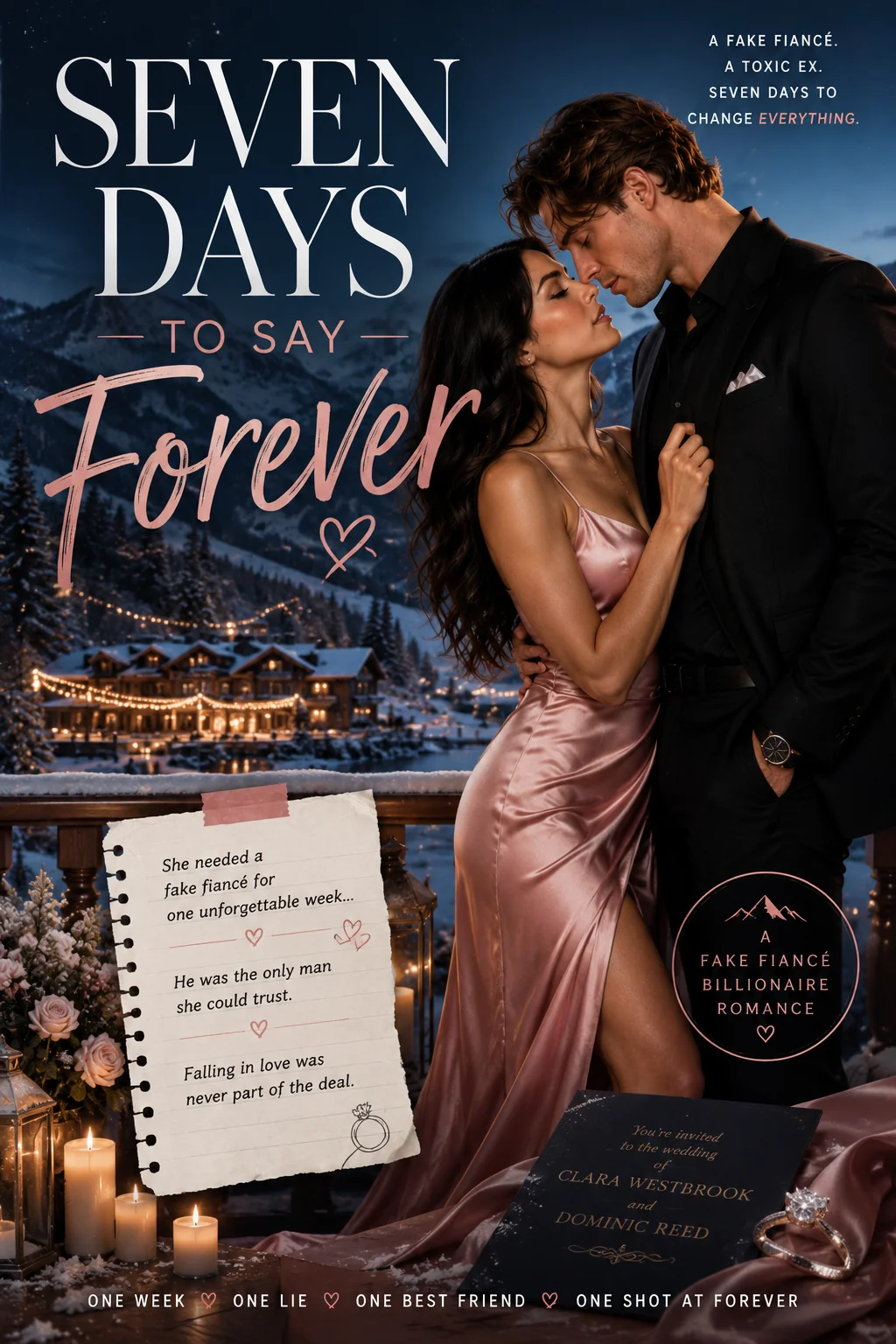 SEVEN DAYS TO SAY FOREVER Novel Cover