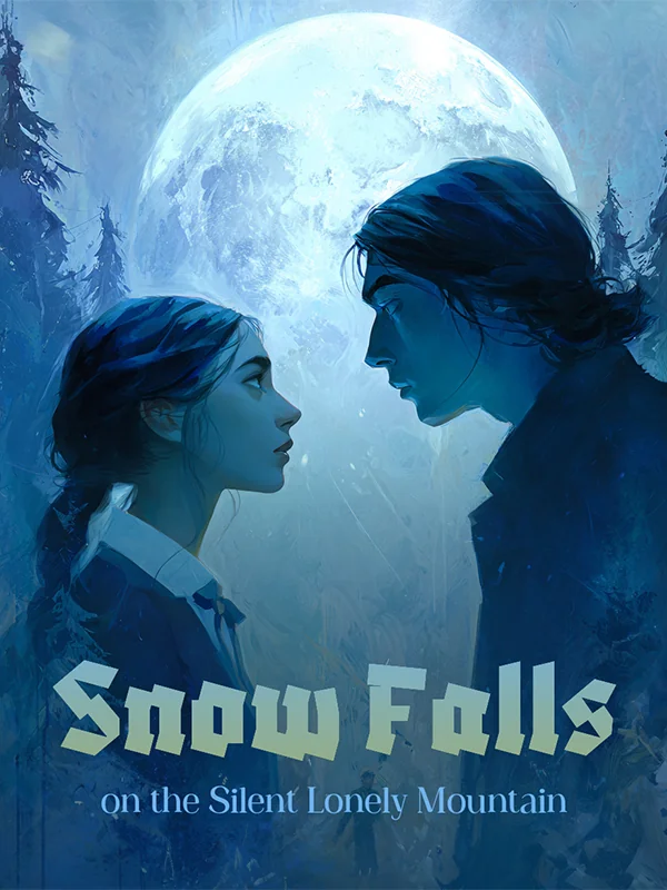Snow Falls on the Silent Lonely Mountain Novel Cover
