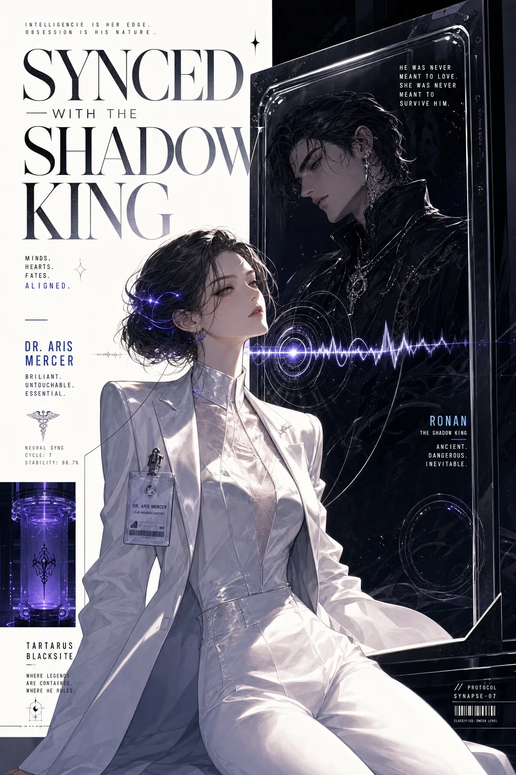 Synced with the Shadow King Novel Cover