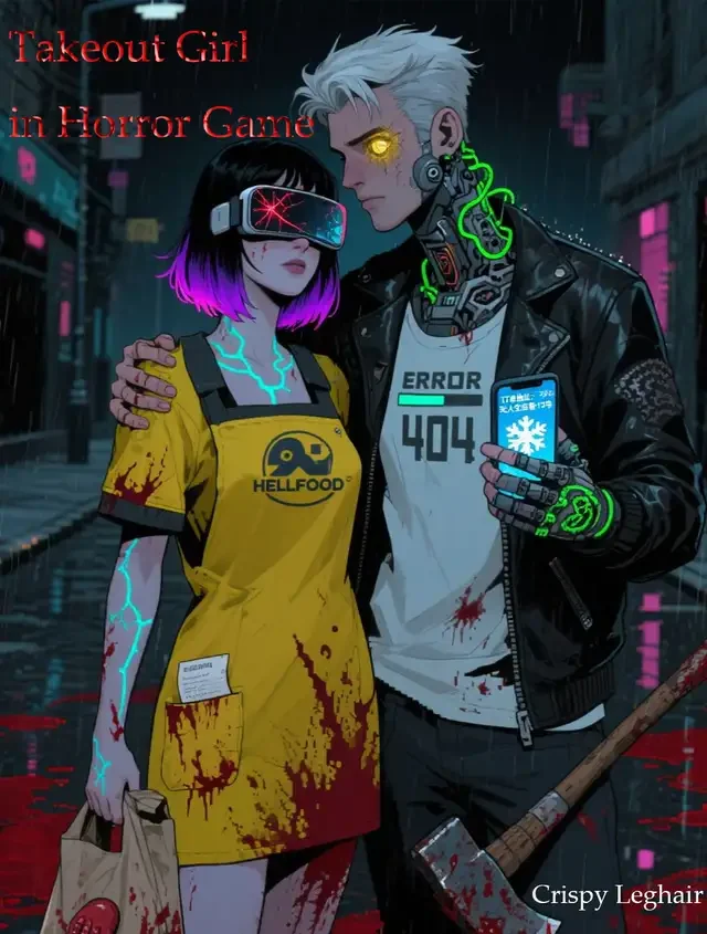 Takeout Girl in Horror Game Novel Cover