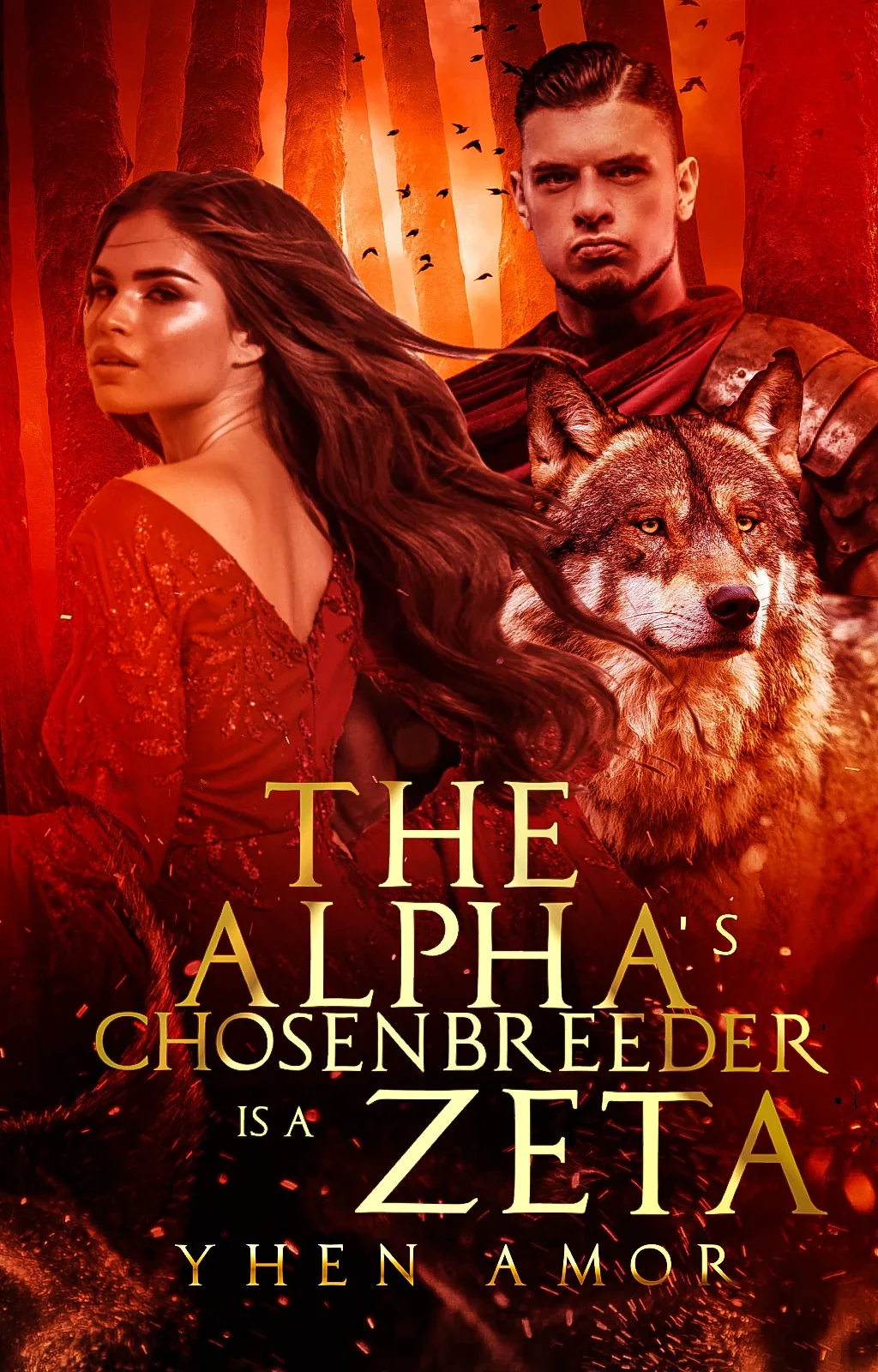 The Alpha's Chosen Breeder is a Zeta Novel Cover