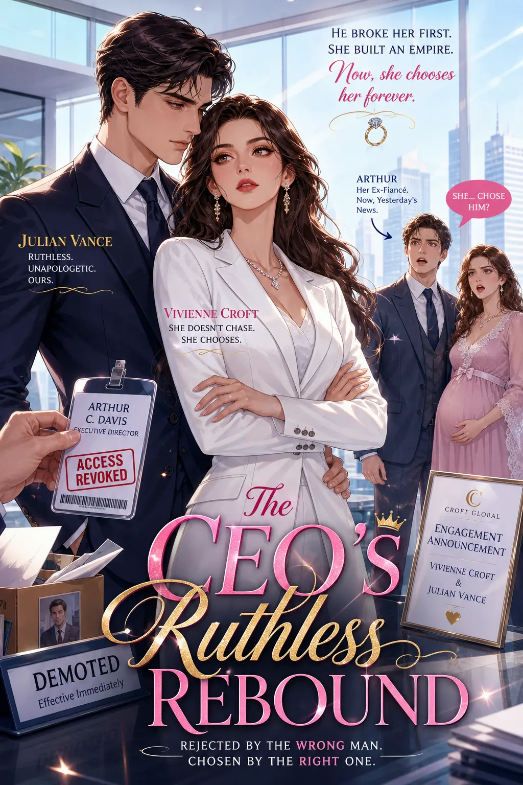 The CEO's Ruthless Rebound Novel Cover