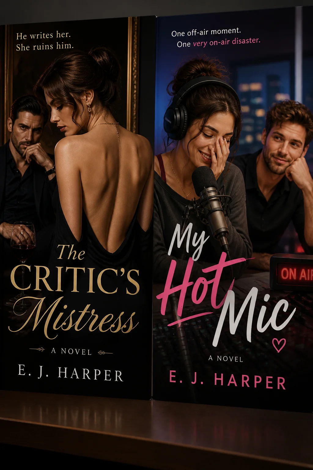 The Critic's Mistress and My Hot Mic Novel Cover