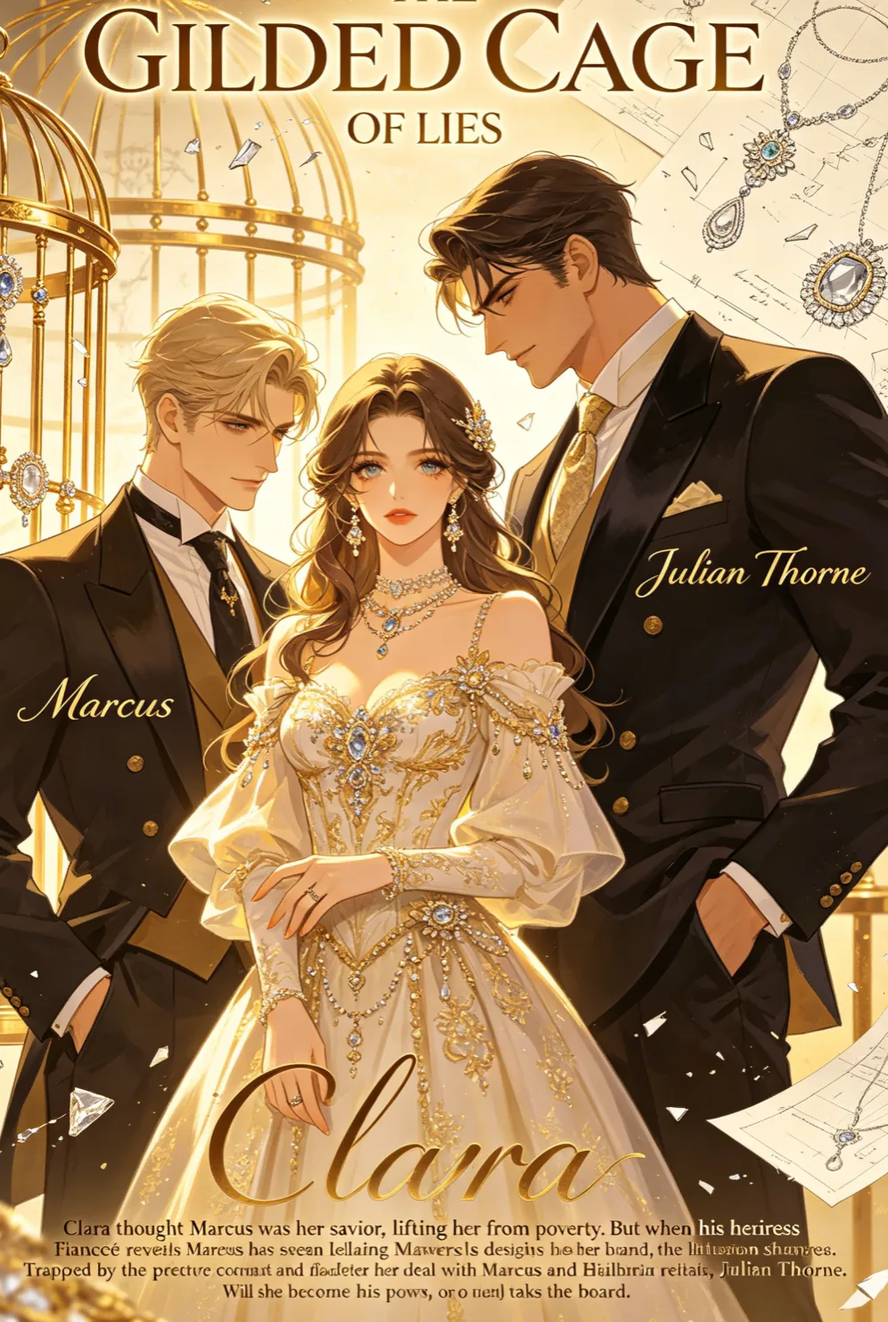 The Gilded Cage of Lies Novel Cover