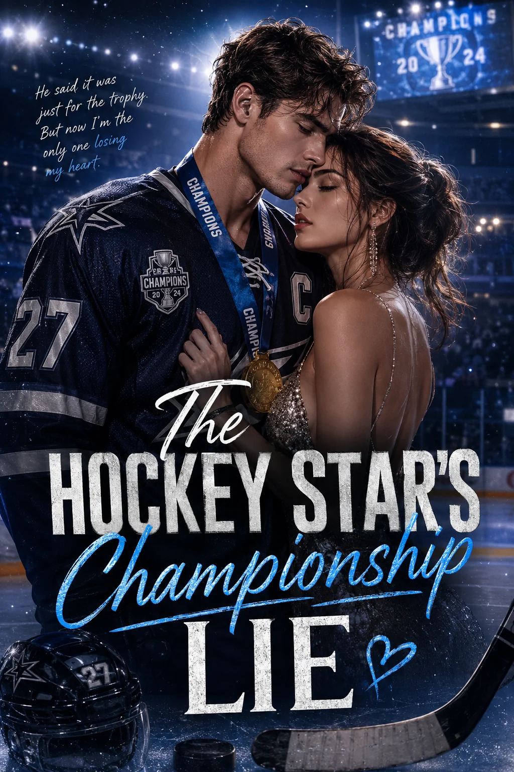 The Hockey Star’s Championship Lie Novel Cover