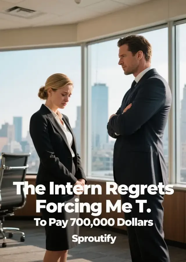 The Intern Regrets Forcing Me To Pay 700,000 Dollars Novel Cover