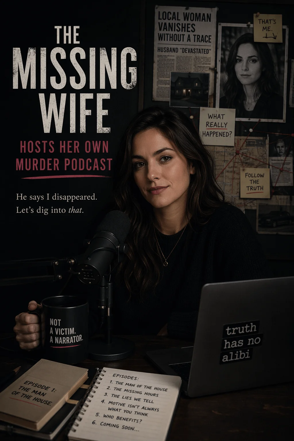 The Missing Wife Hosts Her Own Murder Podcast Novel Cover
