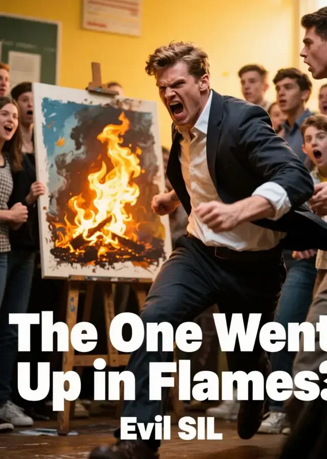 The One Went Up in Flames Novel Cover