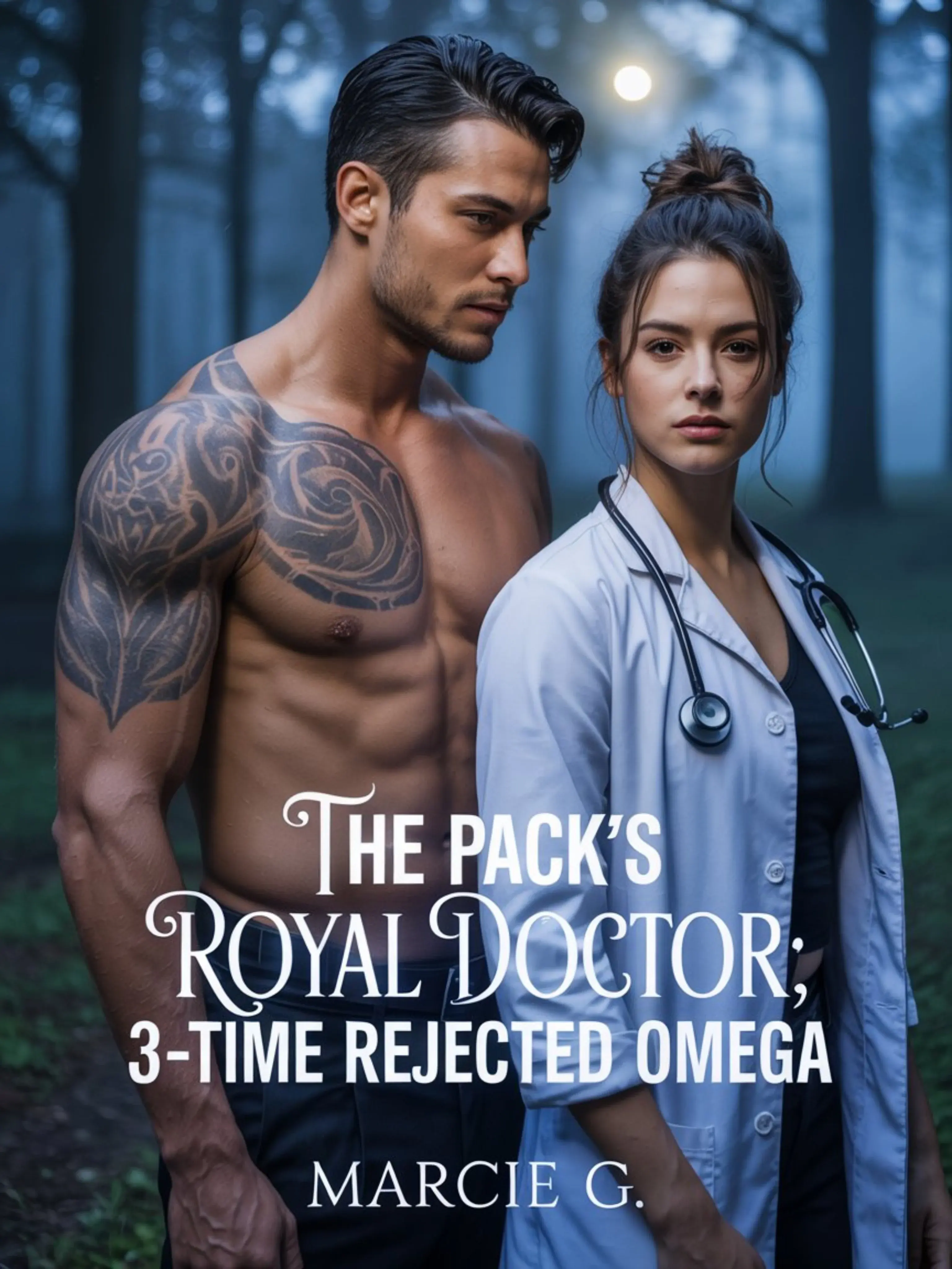 The Pack's Royal Doctor; 3-Time Rejected Omega Novel Cover