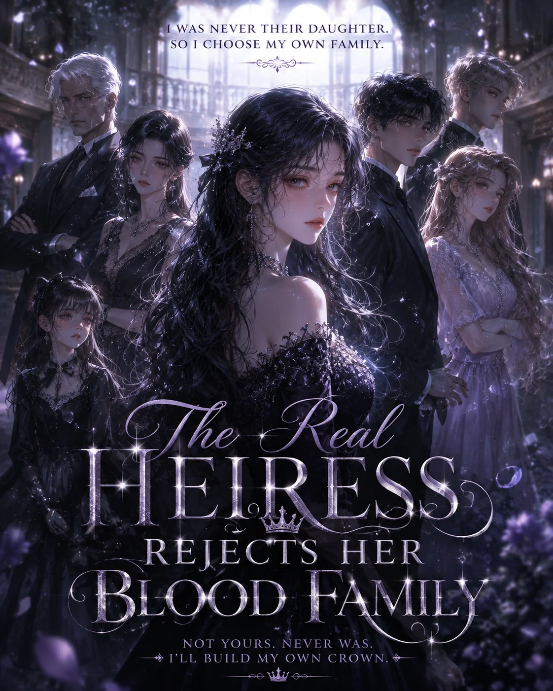The Real Heiress Rejects Her Blood Family Novel Cover